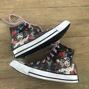 harley quinn converse size 3
